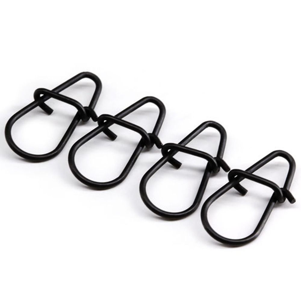 100Pcs/lot Matte black Snap Fi - đánh giá và giá Fishing Equipment Cheap