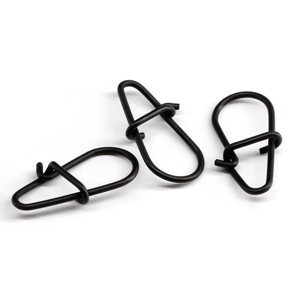 100Pcs/lot Matte black Snap Fi - đánh giá và giá Fishing Equipment Cheap
