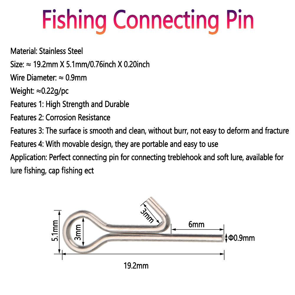 50/100pcs Fishing Bait Stinger - đánh giá và giá Fishing Equipment Cheap