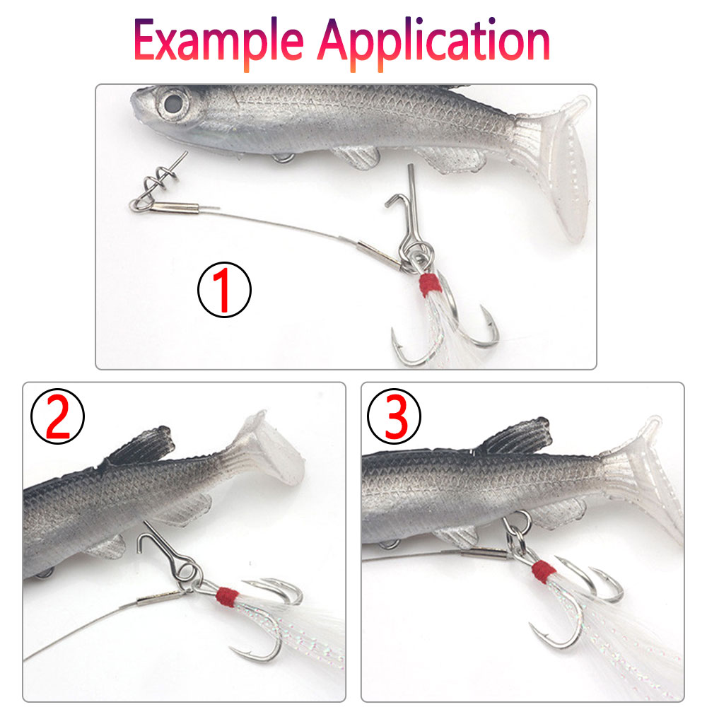 50/100pcs Fishing Bait Stinger - đánh giá và giá Fishing Equipment Cheap