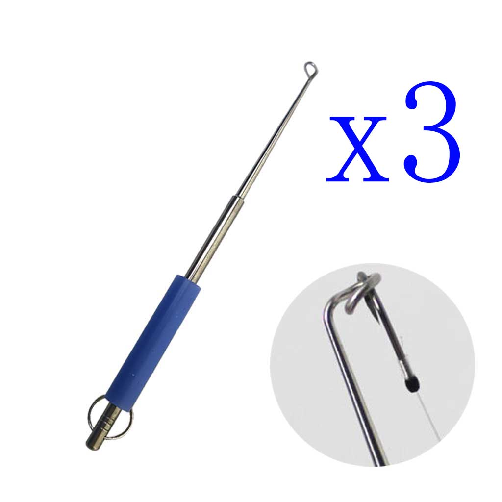 3-Pack Stainless Steel Fish Ho - đánh giá và giá Fishing Equipment Price