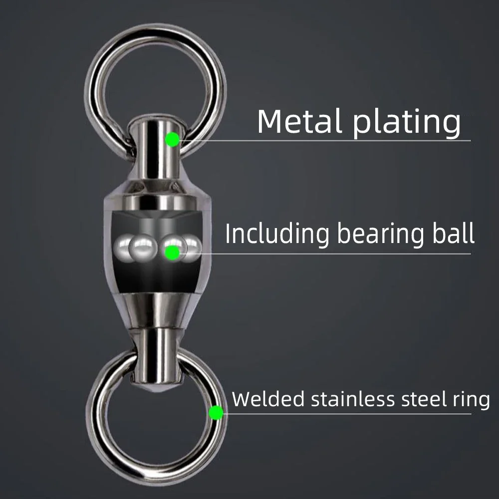 DNDYUJU 50pcs Fishing Swivels  - đánh giá và giá Fishing Equipment Cheap